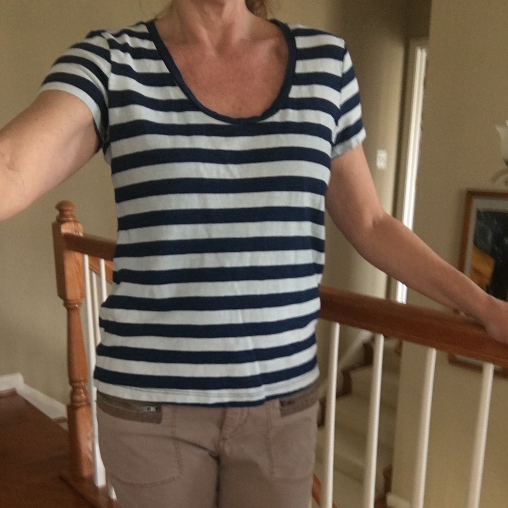 Spendid Scoop Neck Tee